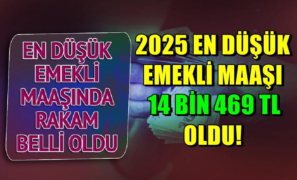 2025 En düşük emekli maaşı belli oldu! 