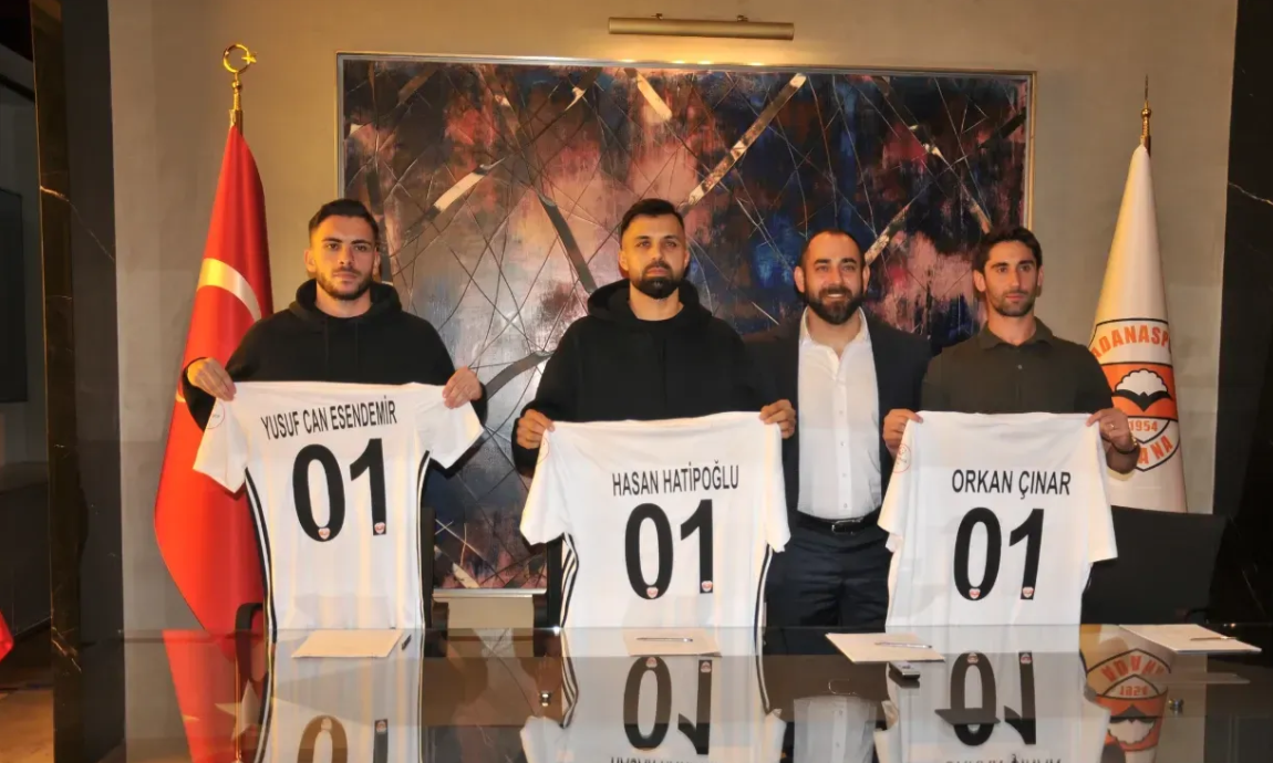 Adanaspor 3 Oyuncu ile Sözleşme İmzaladı