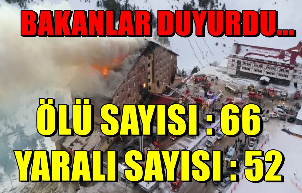 Bolu'dan acı haber geldi... 66 ÖLÜ 52 YARALI! 