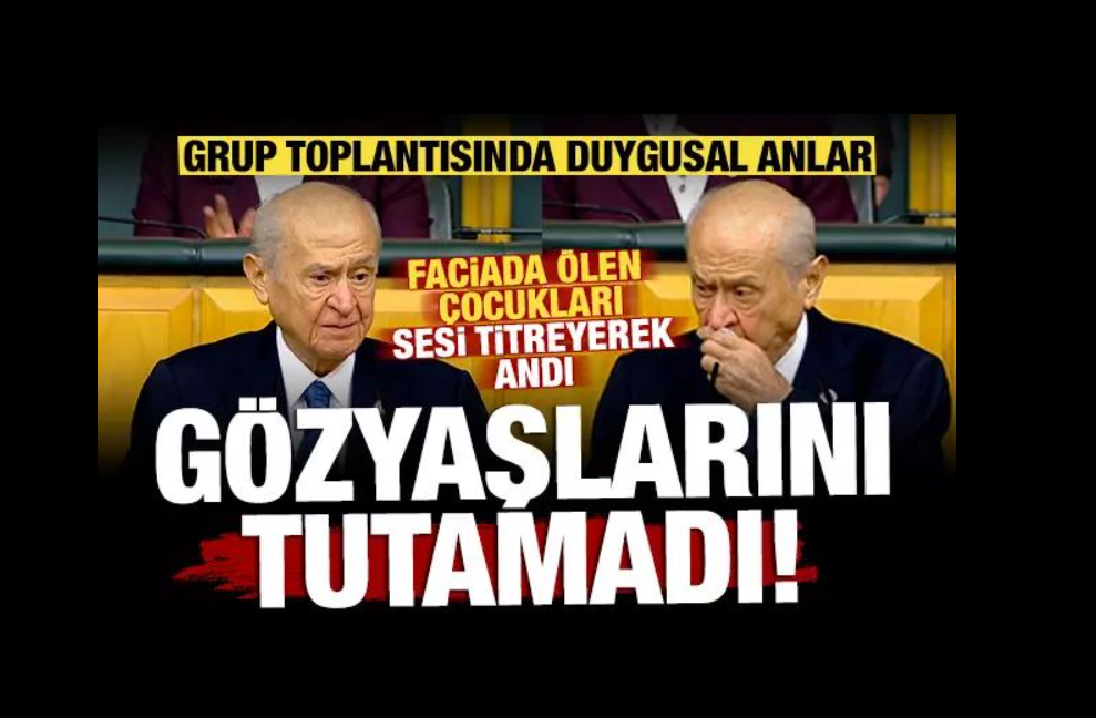 Devlet Bahçeli'nin gözyaşları... 