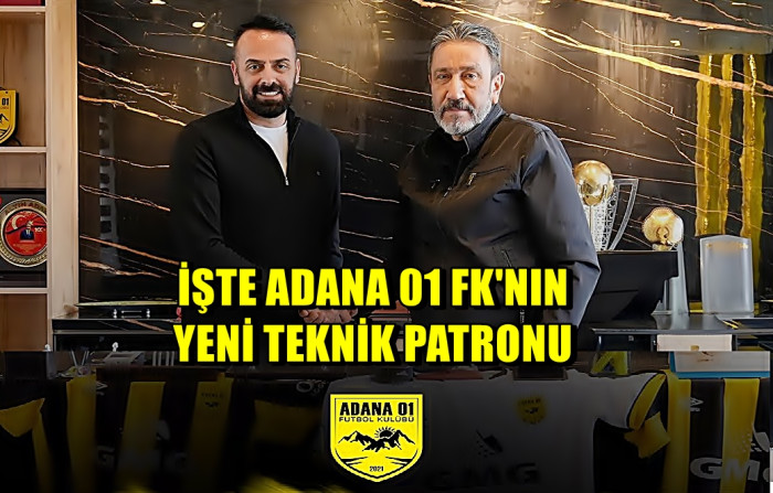 İşte Adana 01 FK'nın yeni teknik patronu.... 