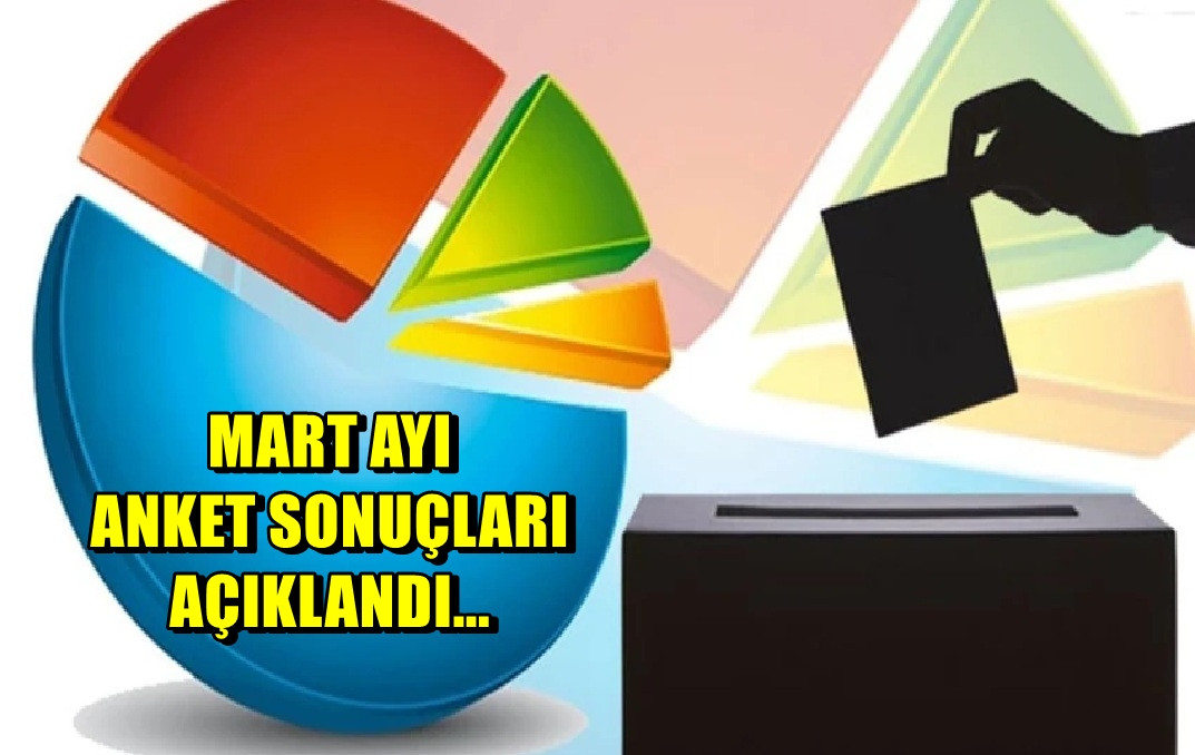 Mart ayı anket sonuçları açıklandı... 