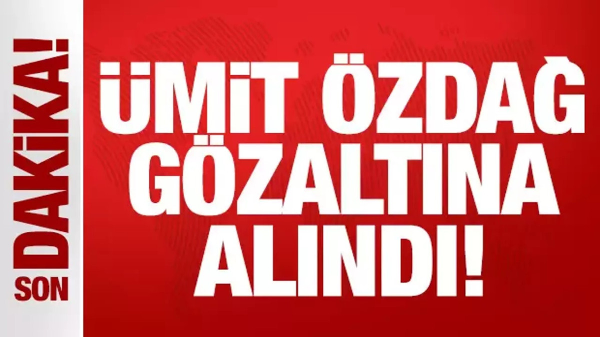 Zafer Partisi Genel Başkanı Prof.Dr. Ümit Özdağ gözaltına alındı! 