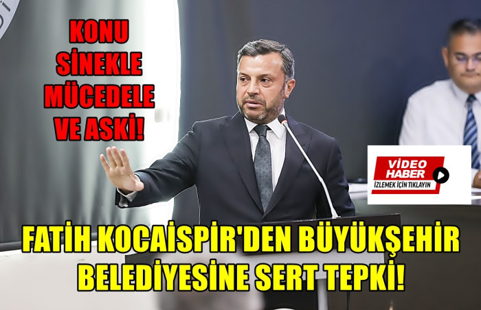 Yüreğir Belediye Başkanı Fatih Kocaispir'den CHP'li Büyükşehir Belediyesine sert tepki!